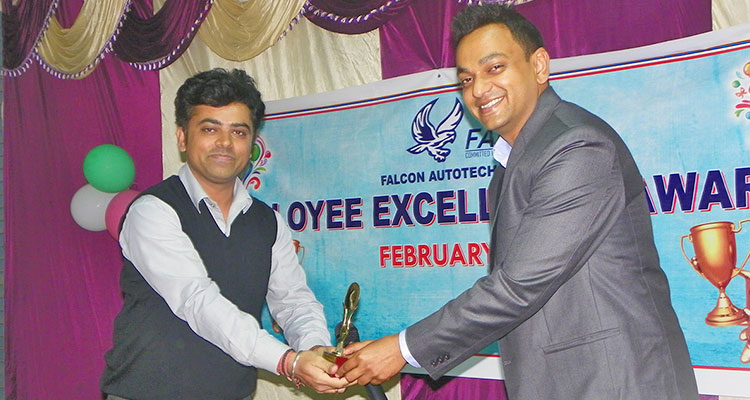 Falcon Autotech employee excellence award 2016