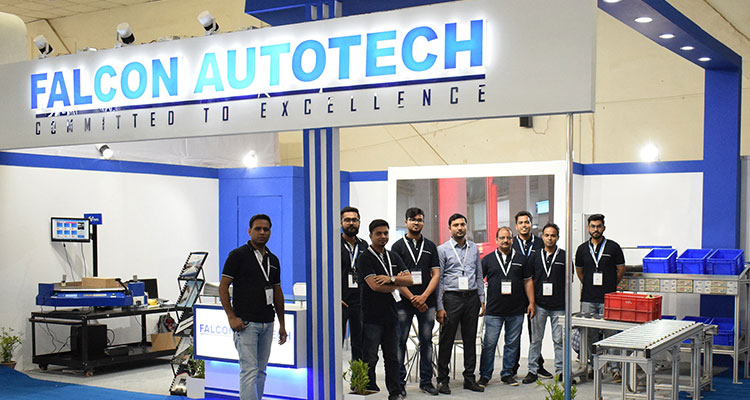 Logistics automation leader Falcon Autotech at India warehousing show 2018