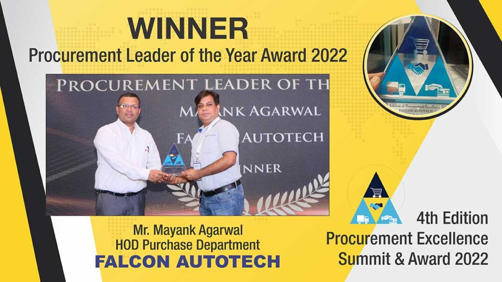 Winner Procurement Leader Award 2022